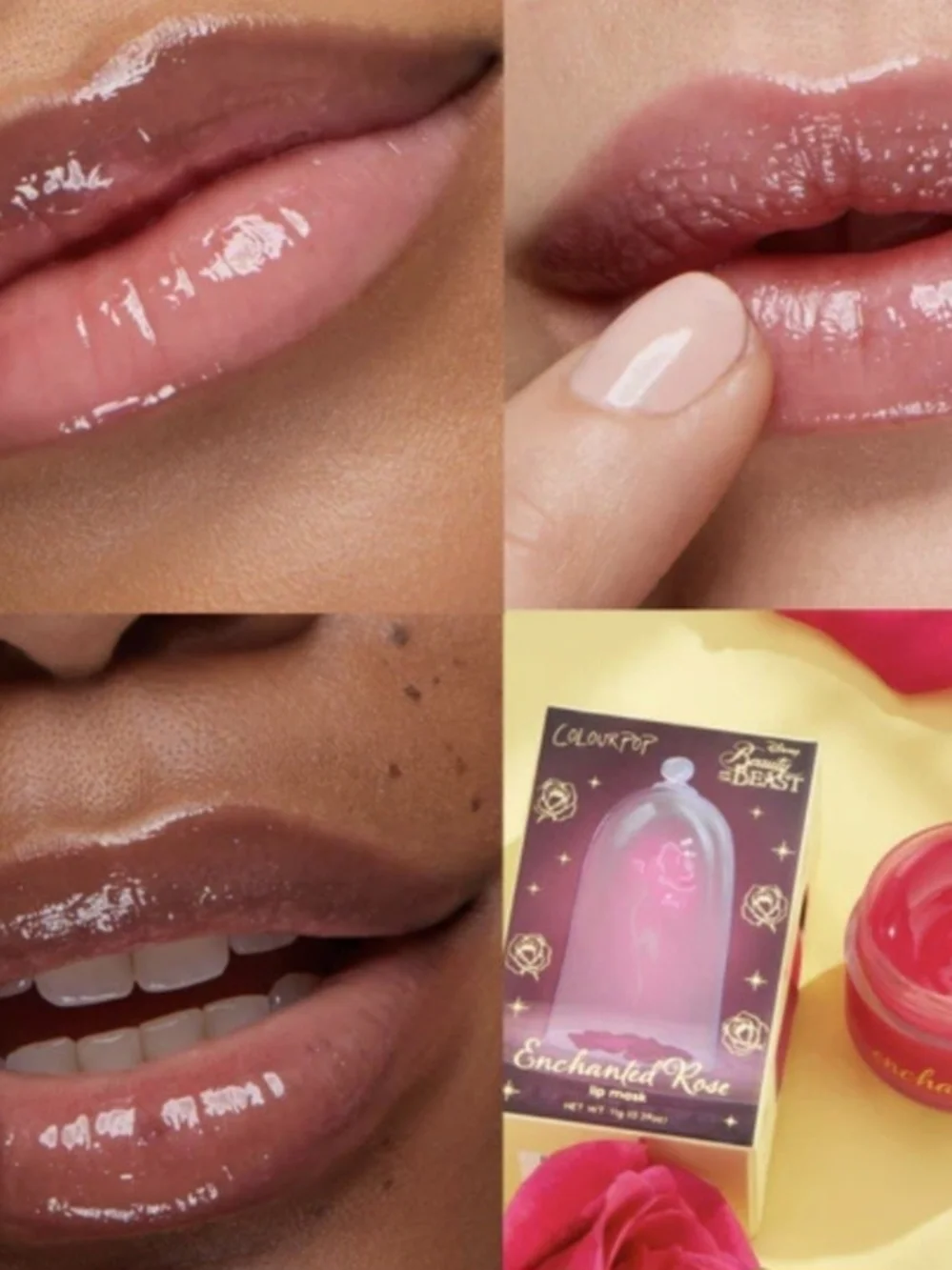 Enchanted Rose Lip Mask Colourpop Cosmetics Disney Beauty and the Beast